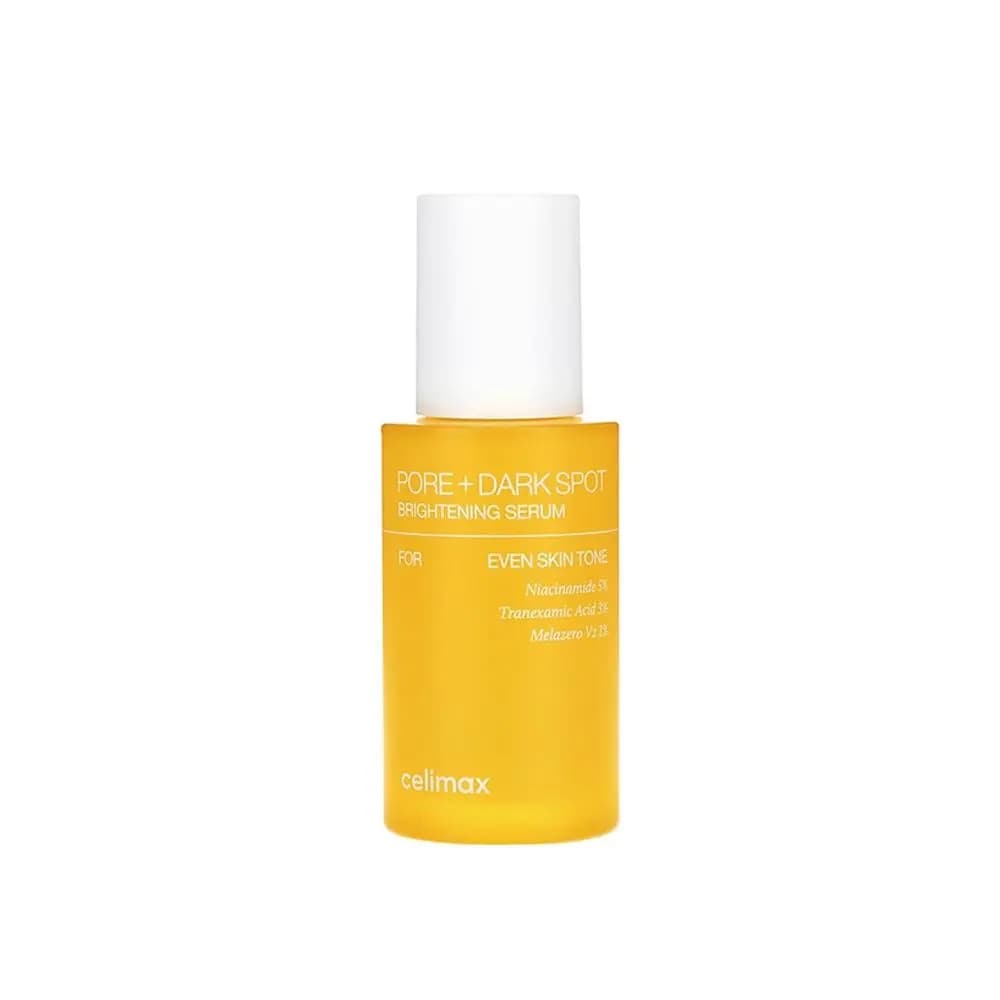 سرم روشن کننده،ضد لک و کنترل منافذ سلیمکس Celimax Pore + Dark Spot Brightening مناسب برای انواع پوست به ویژه پوست‌های کدر و دارای لک حجم 30 میلی لیتر