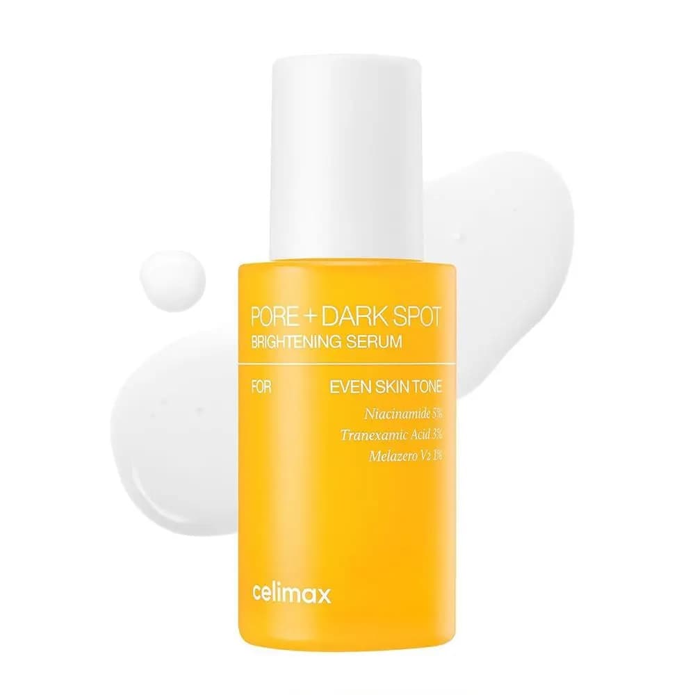 سرم روشن کننده،ضد لک و کنترل منافذ سلیمکس Celimax Pore + Dark Spot Brightening مناسب برای انواع پوست به ویژه پوستهای کدر و دارای لک حجم 30 میلی لیتر — تصویر ۲