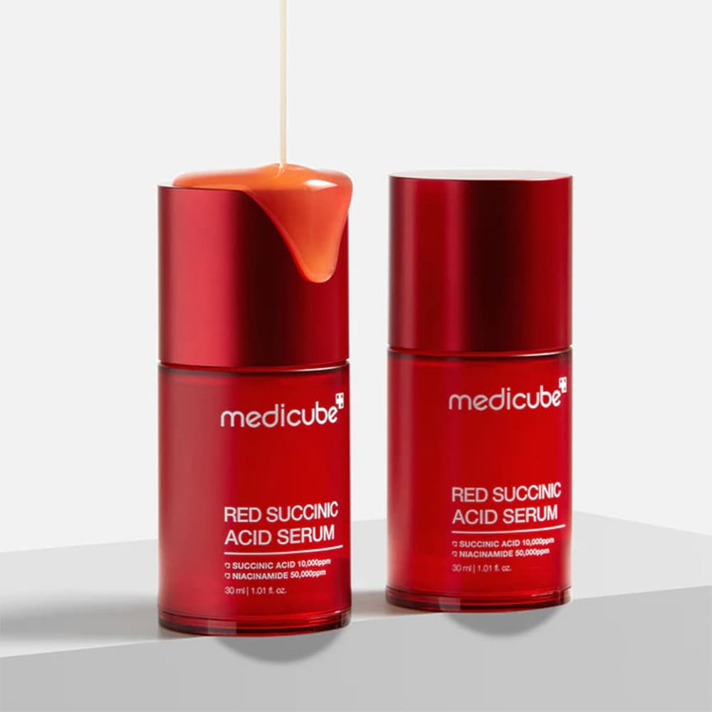 سرم ضد جوش سوکسینیک اسید مدیکیوب Medicube Red Succinic Acid Serum مناسب پوست چرب، مختلط و مستعد آکنه حجم40 میلی لیتر — تصویر ۵