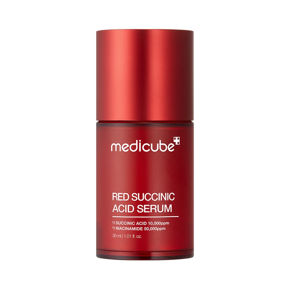 سرم ضد جوش سوکسینیک اسید مدیکیوب Medicube Red Succinic Acid Serum مناسب پوست چرب، مختلط و مستعد آکنه حجم40 میلی لیتر