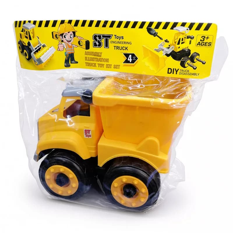 ماشین راه سازی مونتاژی /مدل کامیون کمپرسی ST Toys — تصویر ۳