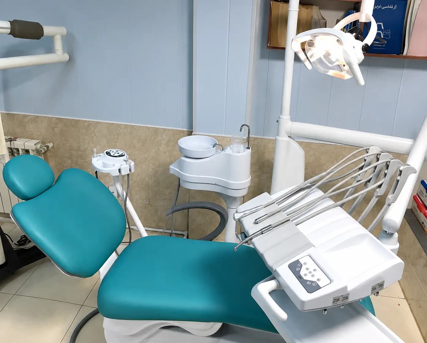 یونیت دندانپزشکی پارس طب Pars teb مدل صدف SU شلنگ از بالا — تصویر ۴