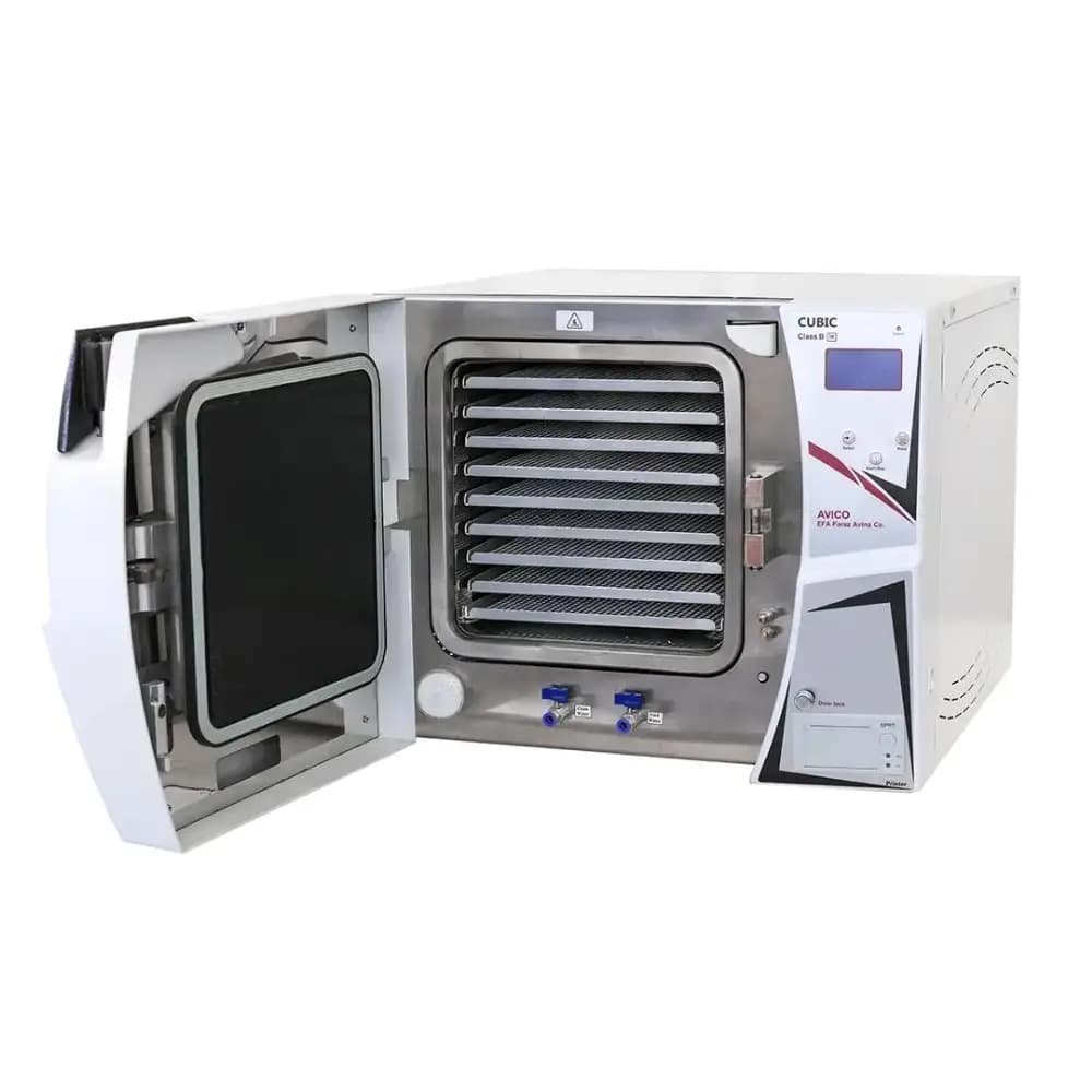 اتوکلاو دندانپزشکی آویکو AVICO مدل کوبیک cubic — تصویر ۲