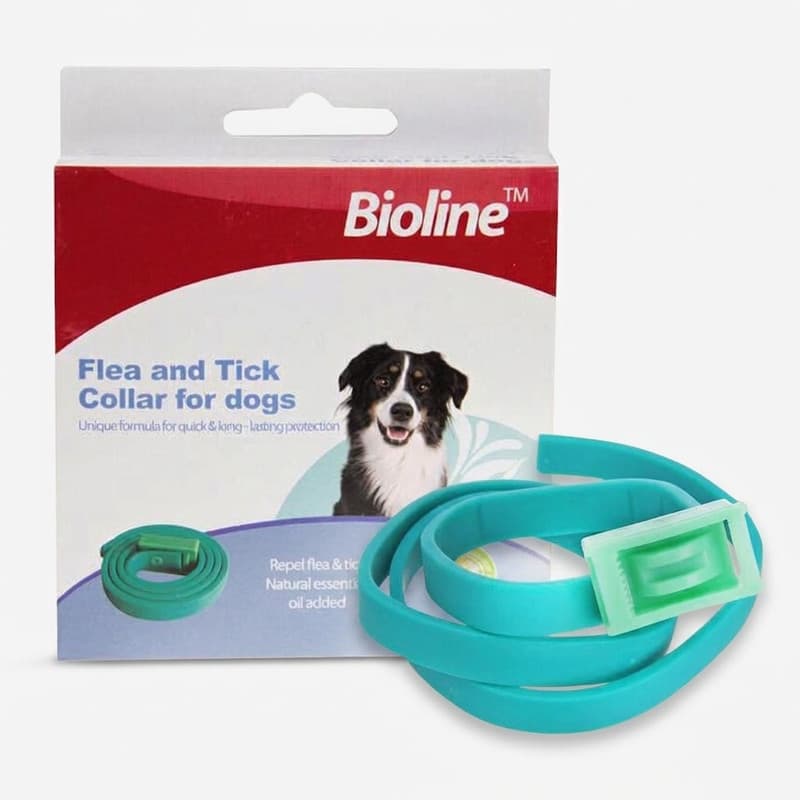 قلاده سگ بیولاین ضد کک و کنه مدل Flea & Tick Collar وزن ۷۰ گرم