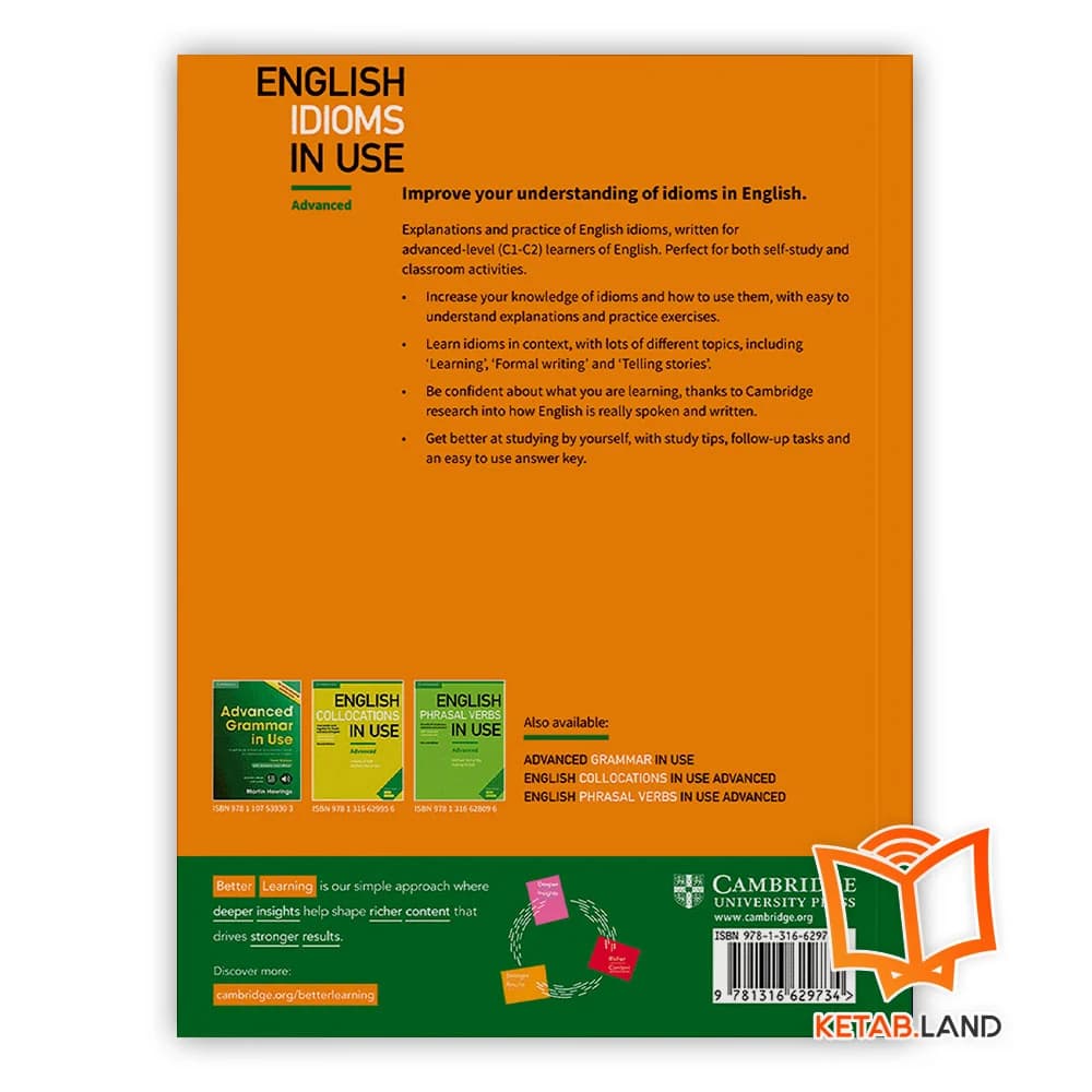 کتاب Advanced Cambridge English Idioms in Use 2nd — تصویر ۲