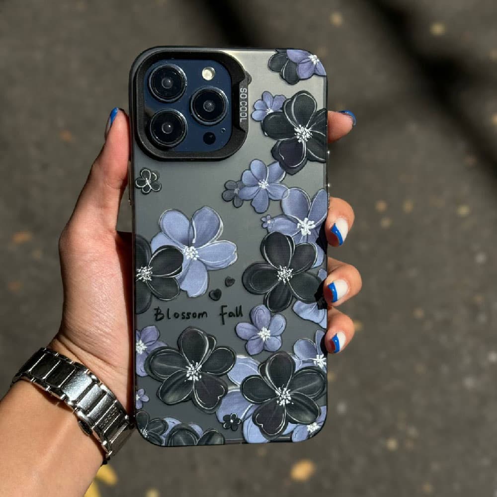 قاب سوكول شكوفه های بنفش مناسب برای گوشی موبایل شیائومی ردمی Xiaomi Redmi Note 11 Pro / Note 12 Pro 4G / Note 12 Pro 5G / Note 13 4G / Note 13 Pro 4G / Note 13 Pro 5G / Poco X3 / X3 Pro — تصویر ۴