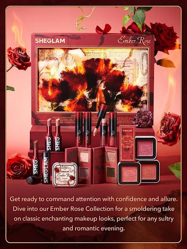 برق لب تقویت کننده EMBER ROSE IMMORTAL LOVE رنگ TREASUREشیگلم SHEGLAM — تصویر ۸