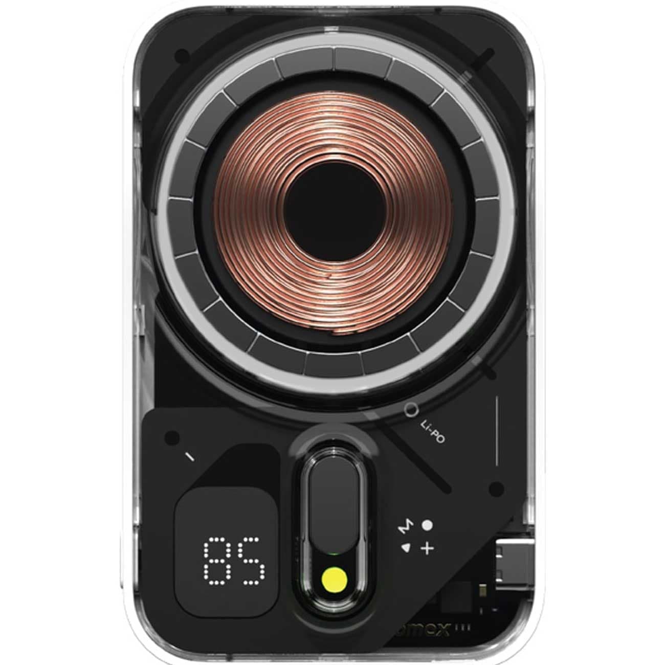 پاوربانک وایرلس 15 وات و تایپ سی 20 وات 5000 مومکس IP126W — تصویر ۲