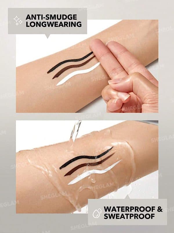 خط چشم ژلی غیر قابل پخش INTENSIFY رنگ WHITE شیگلم SHEGLAM — تصویر ۶