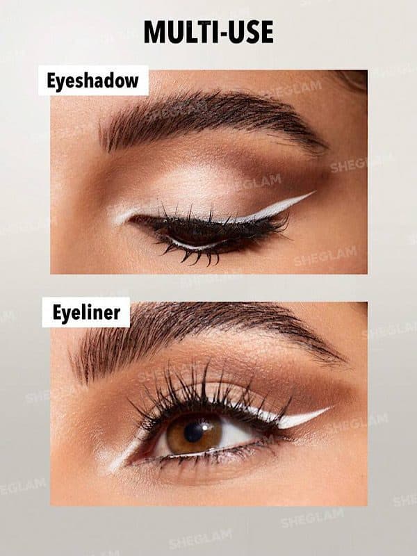 خط چشم ژلی غیر قابل پخش INTENSIFY رنگ WHITE شیگلم SHEGLAM — تصویر ۴