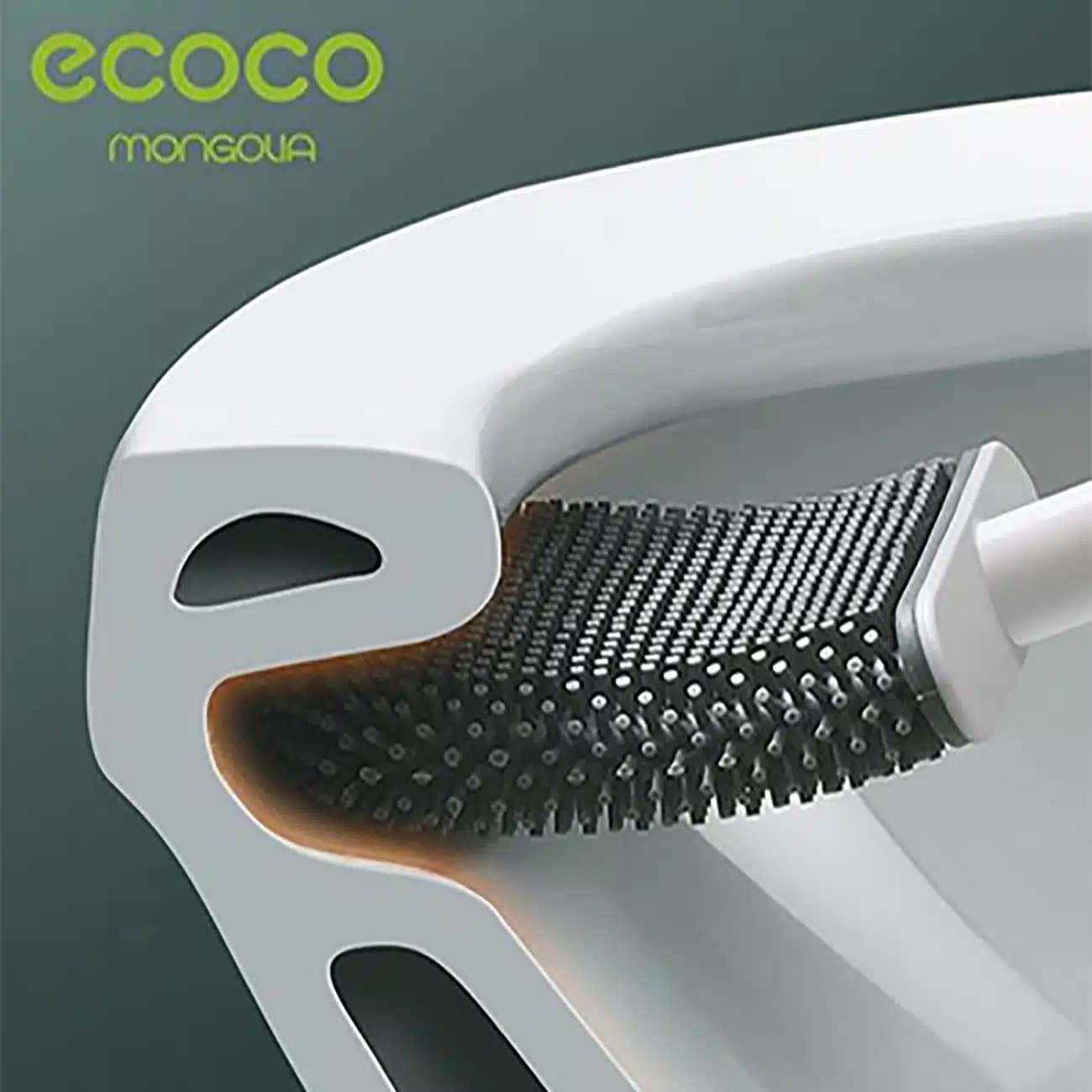 برس توالت شوی اکوکو ecoco مدل E2204 دیواری با سری سیلیکونی — تصویر ۲