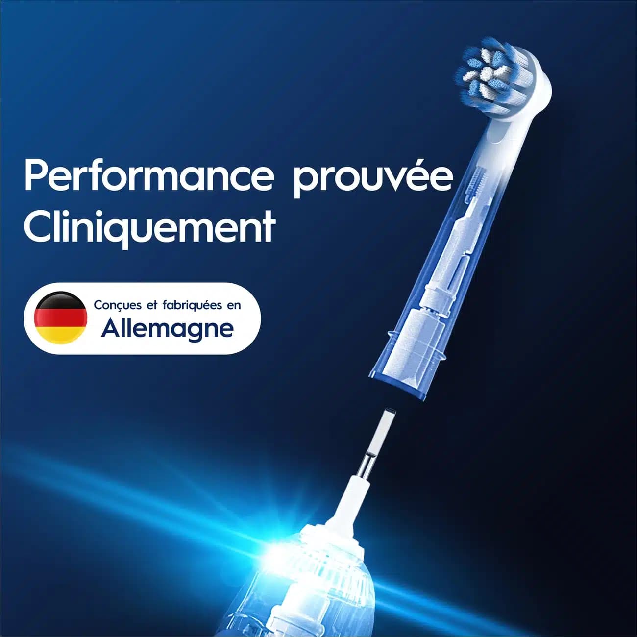 سری یدک مسواک برقی اورال بی Oral-B مدل PRO Sensitive Clean بسته 4 عددی — تصویر ۷