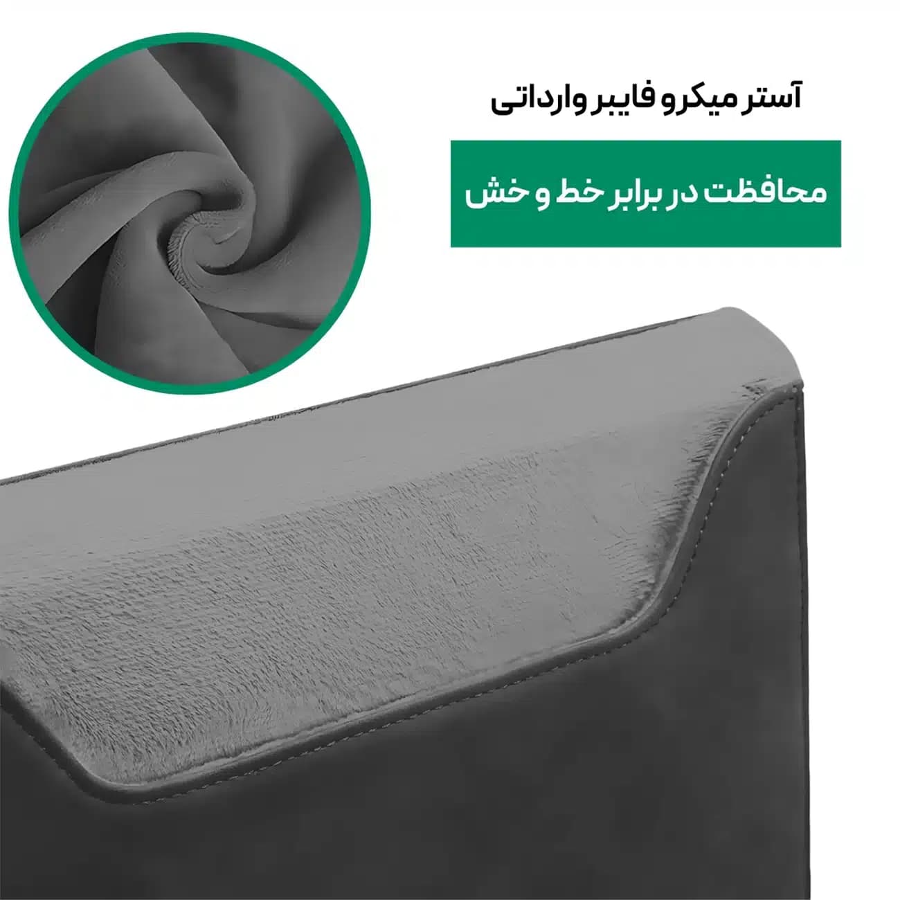 کیف و کاور لپ تاپ 13 اینچ، 14 اینچ، 16 اینچ پروین Perwin LC-31 — تصویر ۳