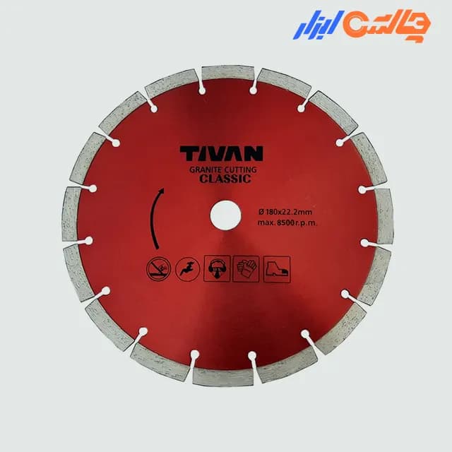 صفحه گرانیت‌بر 180 میلی‌متر تیوان مدل AT-180