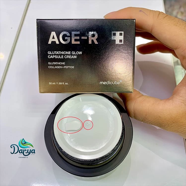 کرم کپسولی گلوتاتیون مدیکیوب AGE-R اصل — تصویر ۴