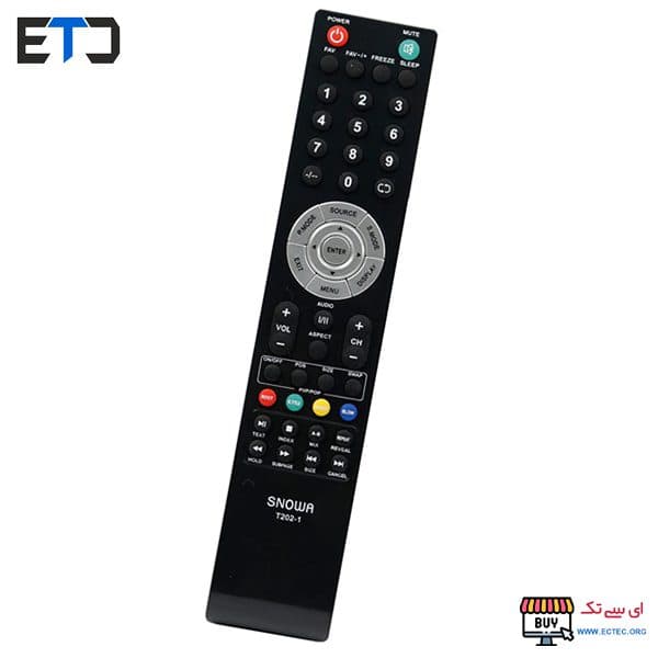 ریموت کنترل تلویزیون اسنوا Snowa T202-1 — تصویر ۲
