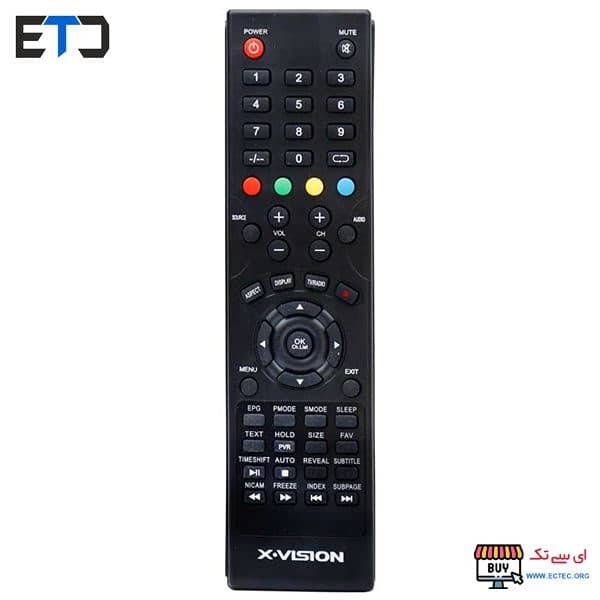 ریموت کنترل تلویزیون ایکس ویژن X.VISION T200 طرح آلفا