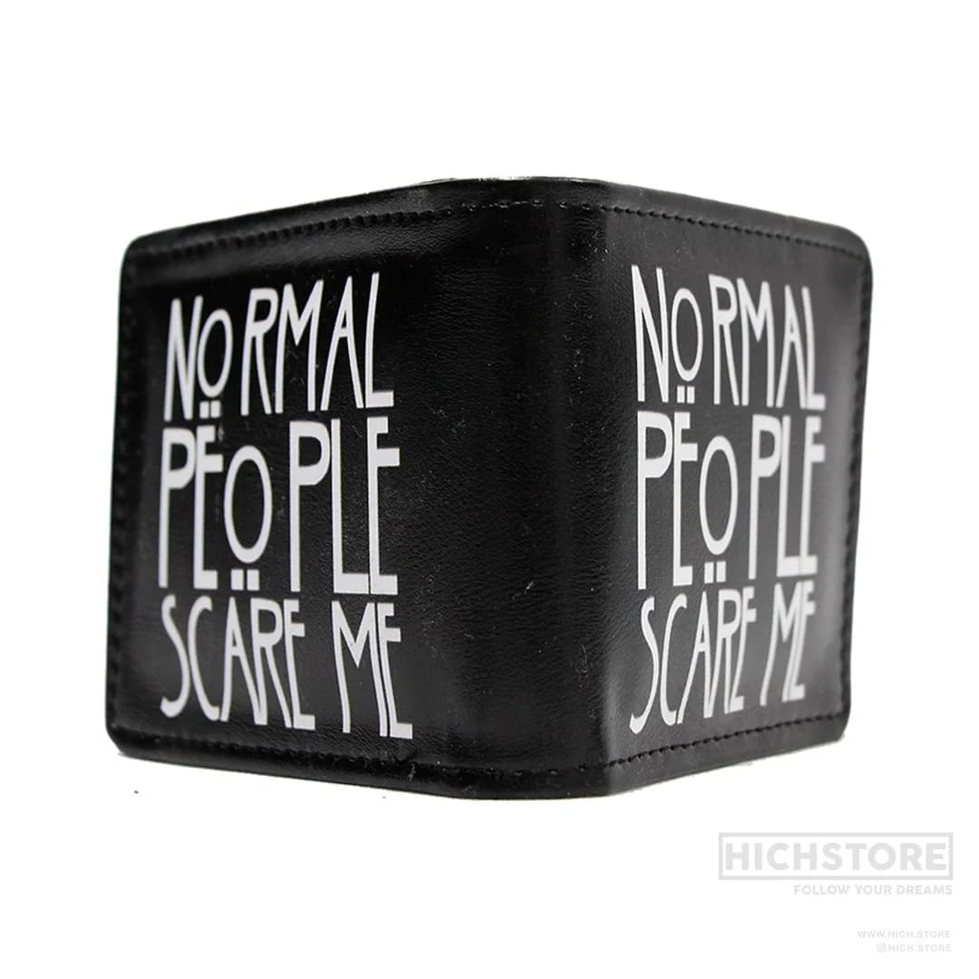 کیف پول چرم normal people scare me — تصویر ۲