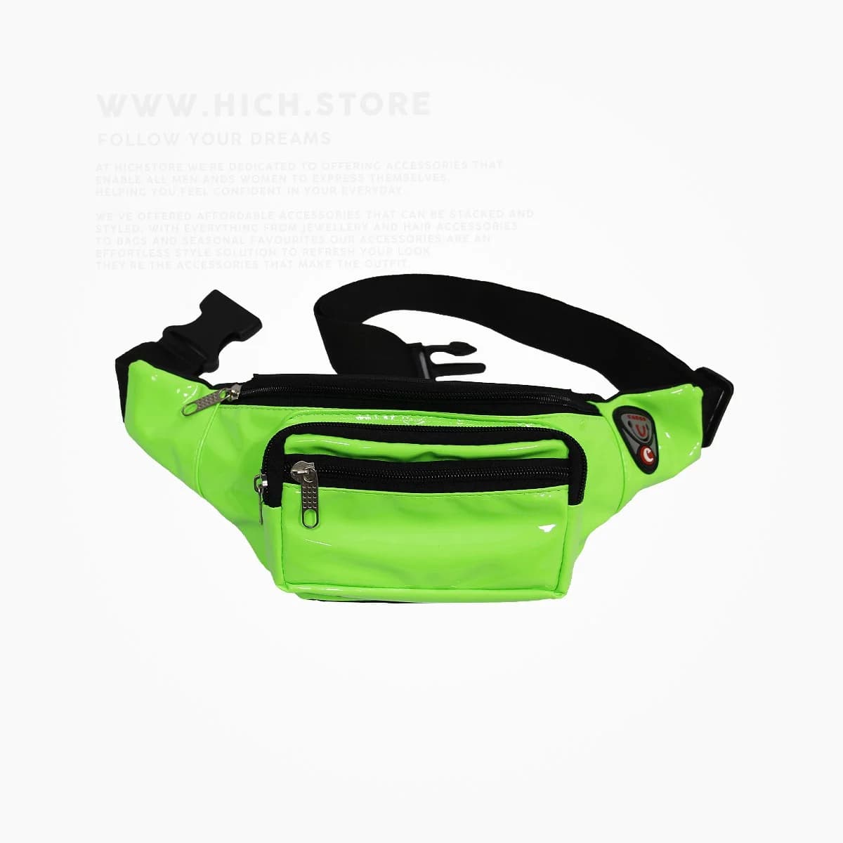 کیف کمری سبز فسفری