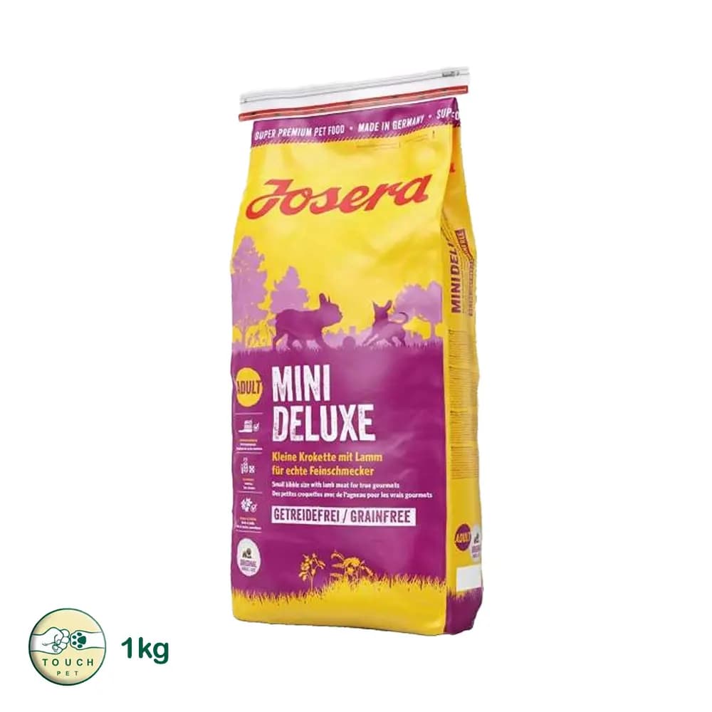 غذای خشک سگ جوسرا مدل مینی دلوکس Mini Deluxe طعم بره وزن ۱ کیلوگرم (فله)