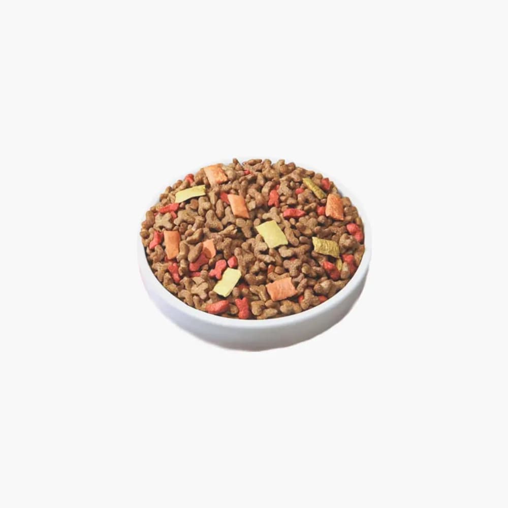 غذای خشک میکس گربه بالغ مونلو طعم سالمون و مرغ وزن ۱ کیلوگرم (فله) — تصویر ۲