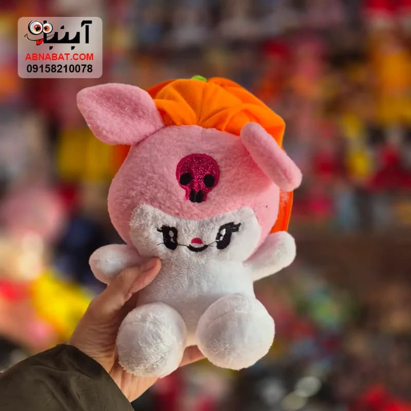 عروسک کرومی سورپرایزی طوسی 22 سانتی کد 1470 — تصویر ۳