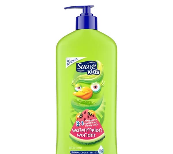 شامپو سر و بدن بچه سواو (Suave) مدل Watermelon حجم 523 میلی لیتر