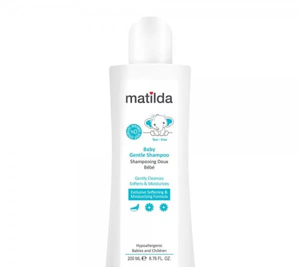 شامپو ملایم کودک ماتیلدا (Matilda) مدل Gentle حجم 200 میلی لیتر
