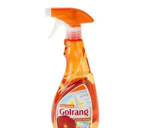 شیشه پاک کن گلرنگ (Golrang) مدل نارنجی حجم 500 میلی لیتر