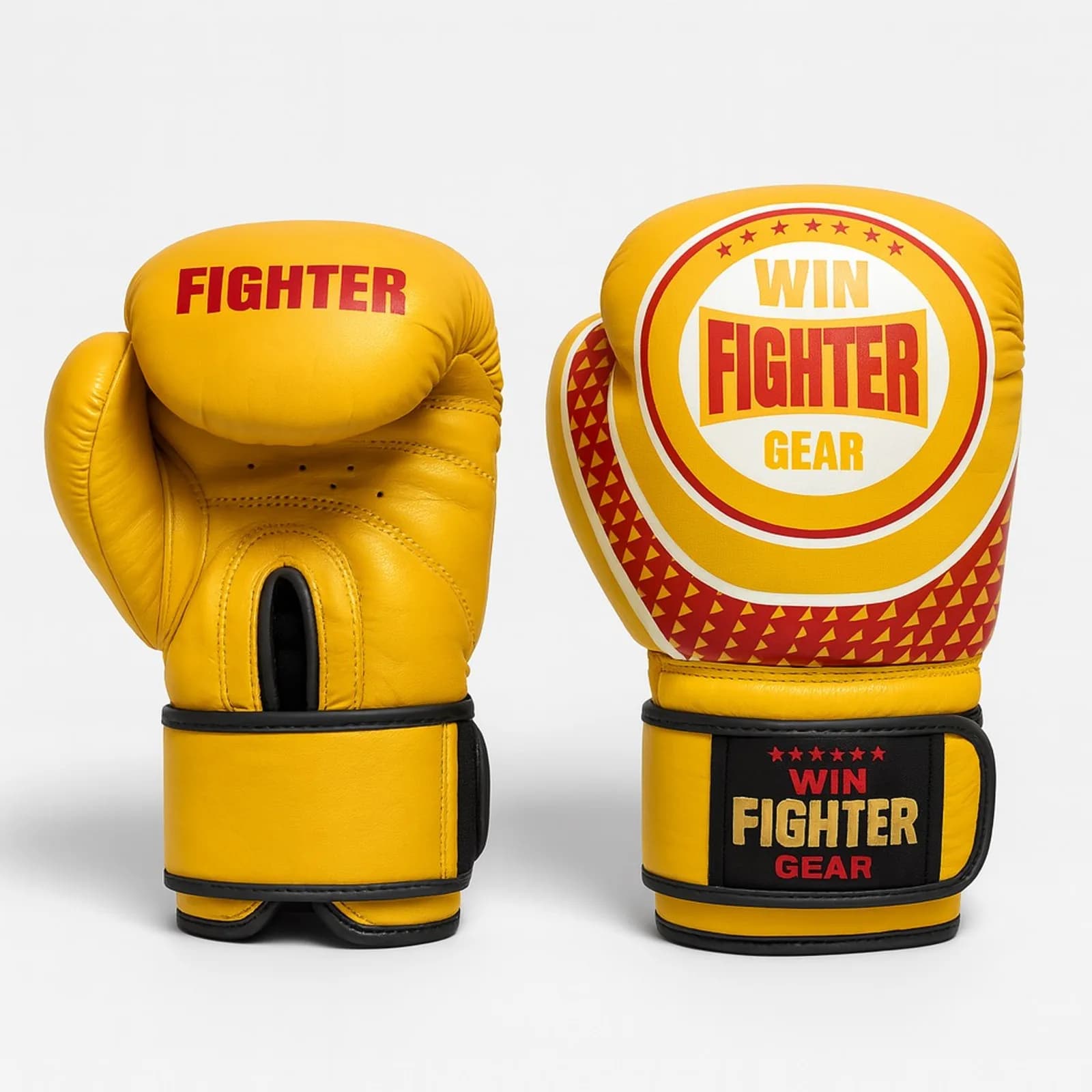 دستکش بوکس چرم اورجینال WIN FIGHTER شناسه 10100532 — تصویر ۳