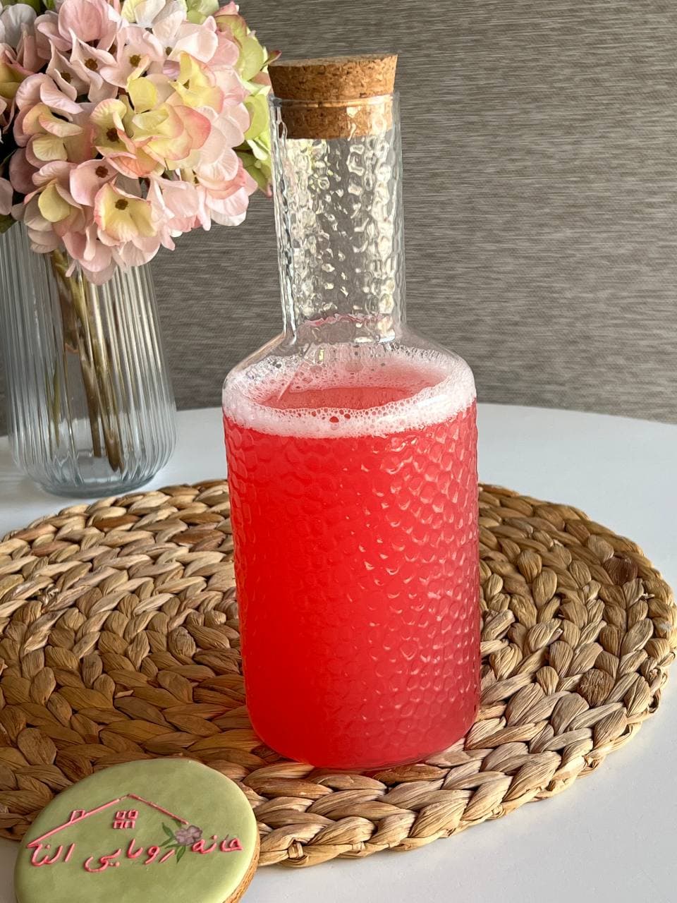 بطری آب شیشه ای دنیز- مدل گلوریا کد 1045 — تصویر ۲