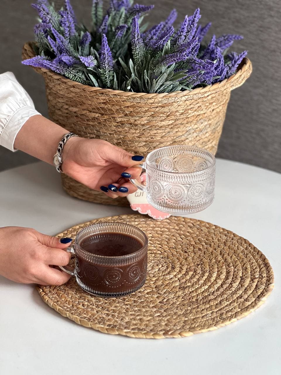 فنجان لته خوری روما- طرح سنتی گرد لبه ساده — تصویر ۶