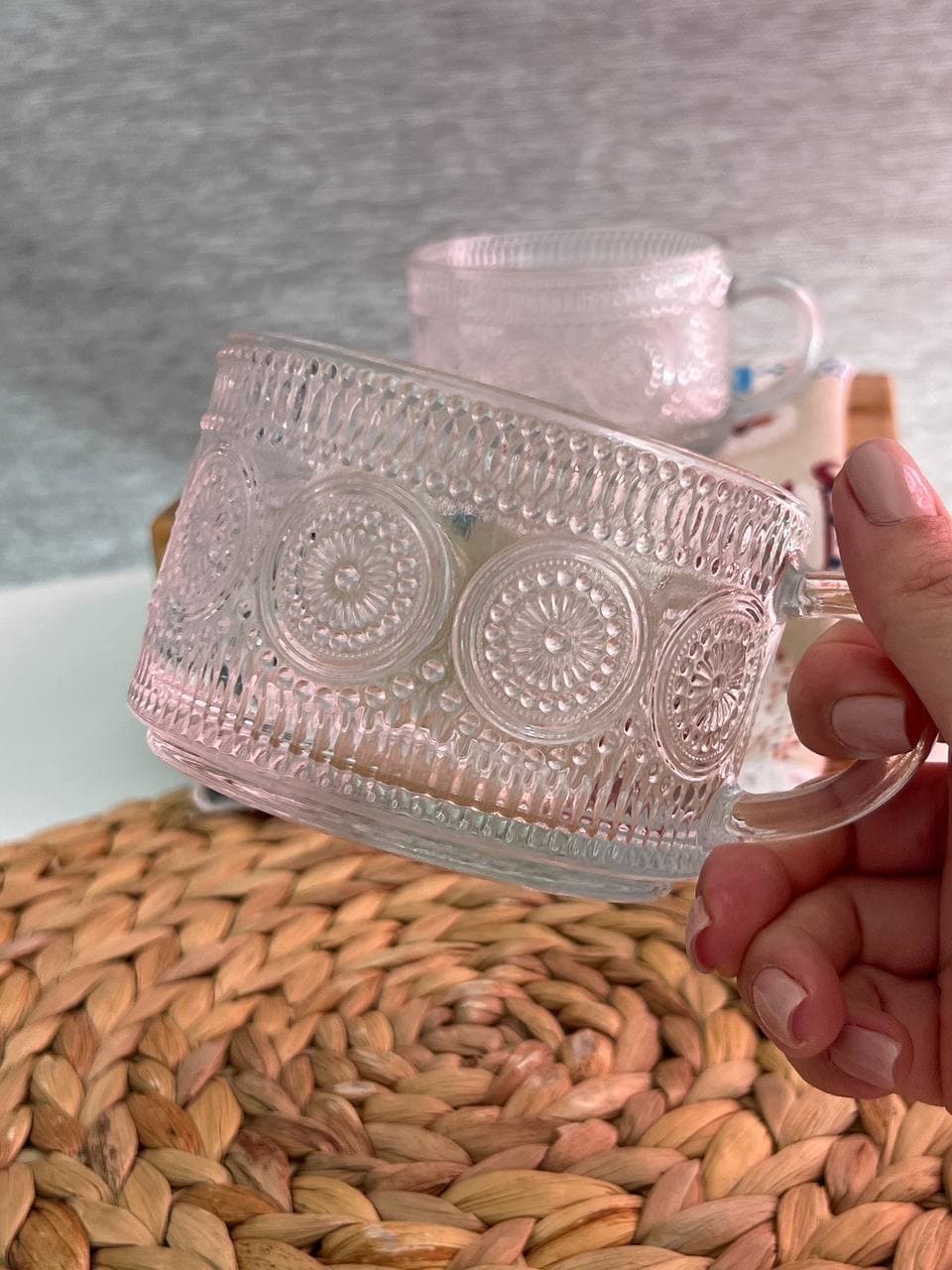 فنجان لته خوری روما- طرح سنتی گرد لبه ساده — تصویر ۳