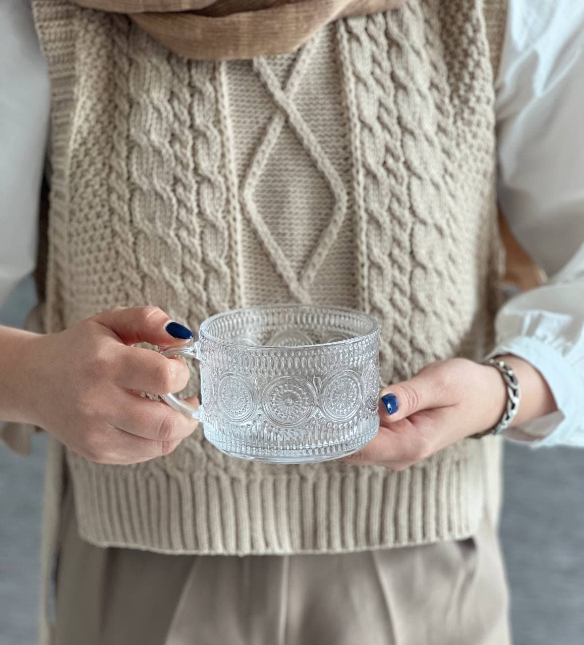 فنجان لته خوری روما- طرح سنتی گرد لبه ساده — تصویر ۵