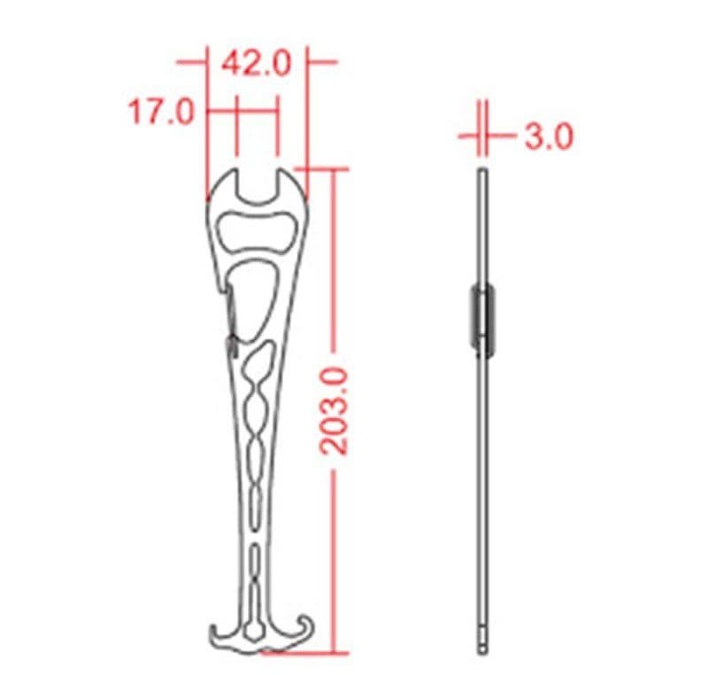 آچار کیل کُنگ – Kong Trik Nut Tool — تصویر ۲
