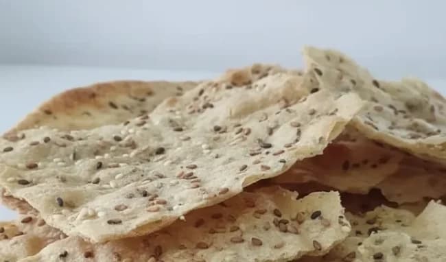 نان دو آتیشه کنجدی – بسته 600 گرمی — تصویر ۲