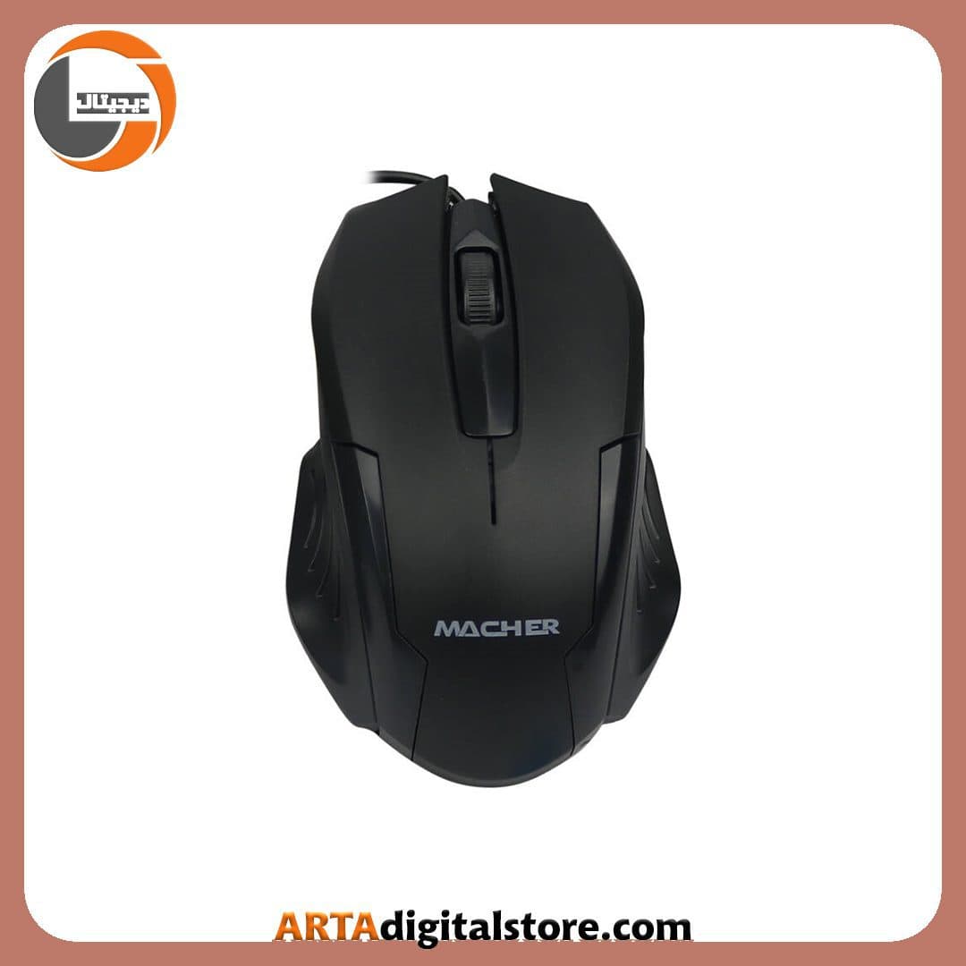 موس و کیبورد مچر Mouse & Keyboard Macher MR-350 Black — تصویر ۳