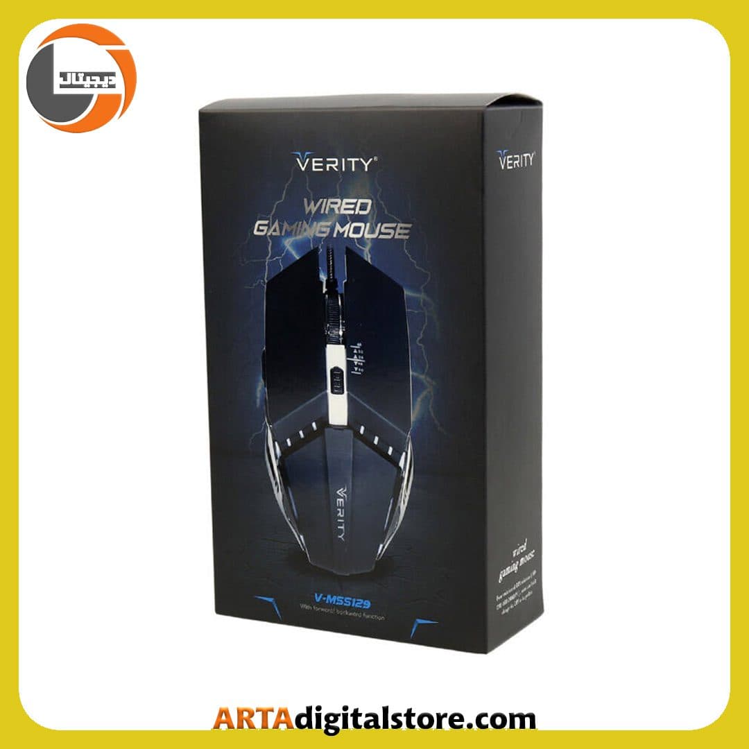 موس گیمینگ وریتی Verity Gaming V-MS5129 Black — تصویر ۲