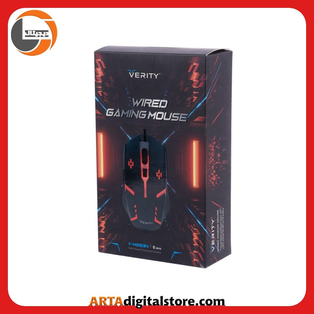 موس گیمینگ وریتی Verity Gaming V-MS5134 Black — تصویر ۲