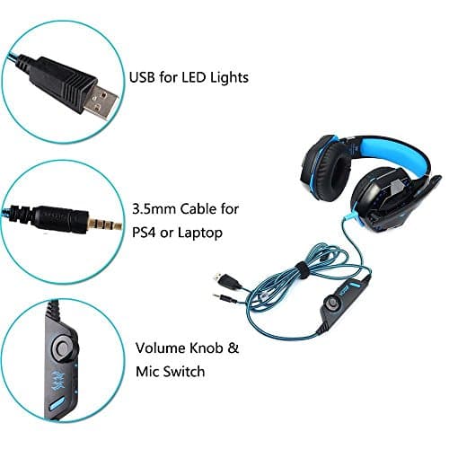 هدفون گیمینگ کوشن ایچ مدل G9000 — تصویر ۸