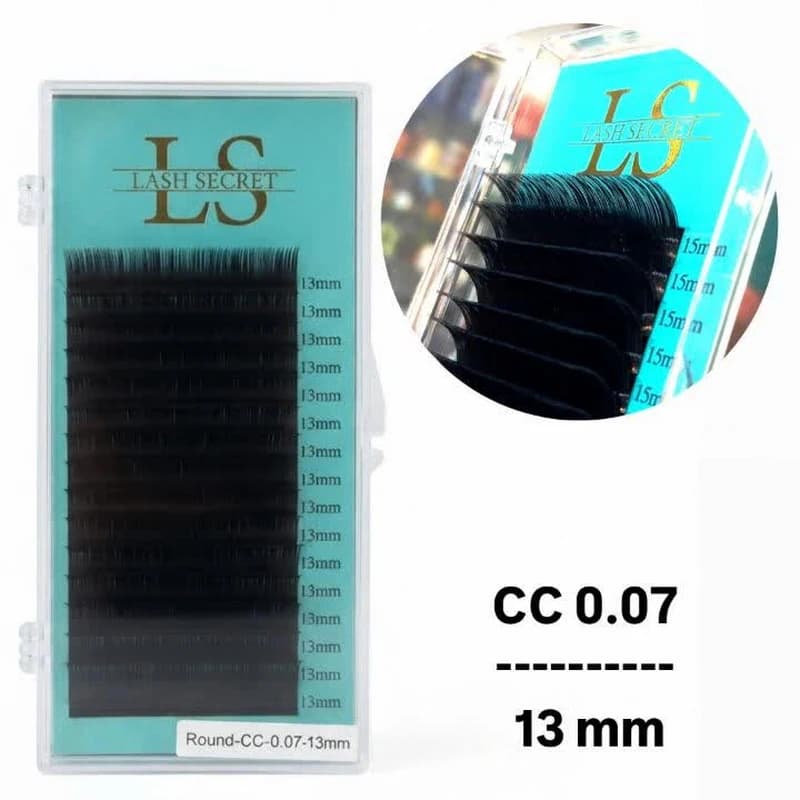 پالت اکستنشن مژه لش سکرت LASH SECRET CC-0.07 13mm