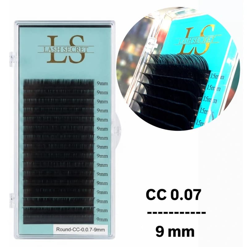 پالت اکستنشن مژه لش سکرت LASH SECRET CC-0.07 9mm