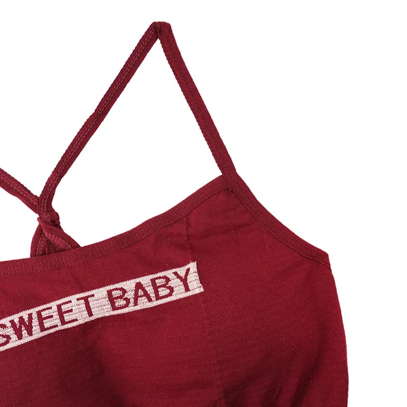 نیم تنه ورزشی پشت سلندی Sweet baby — تصویر ۷