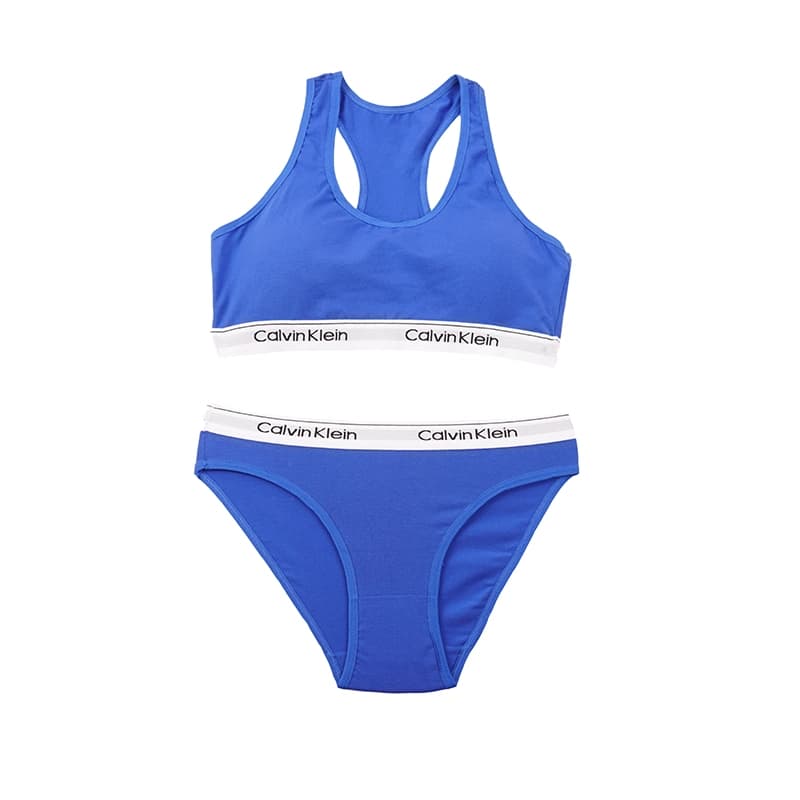 ست نیم تنه و شورت اسلیپ calvin klein برند EMA — تصویر ۴