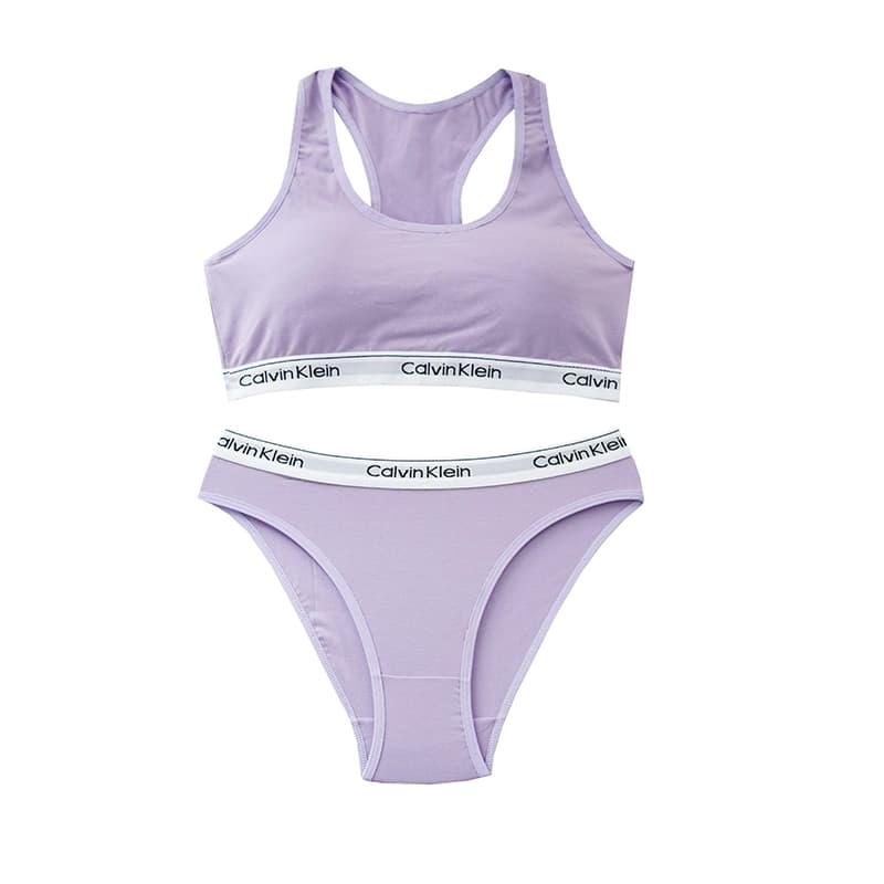 ست نیم تنه و شورت اسلیپ calvin klein برند EMA — تصویر ۶