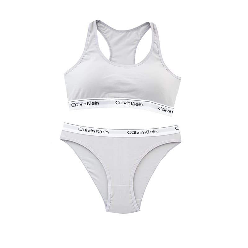 ست نیم تنه و شورت اسلیپ calvin klein برند EMA — تصویر ۸