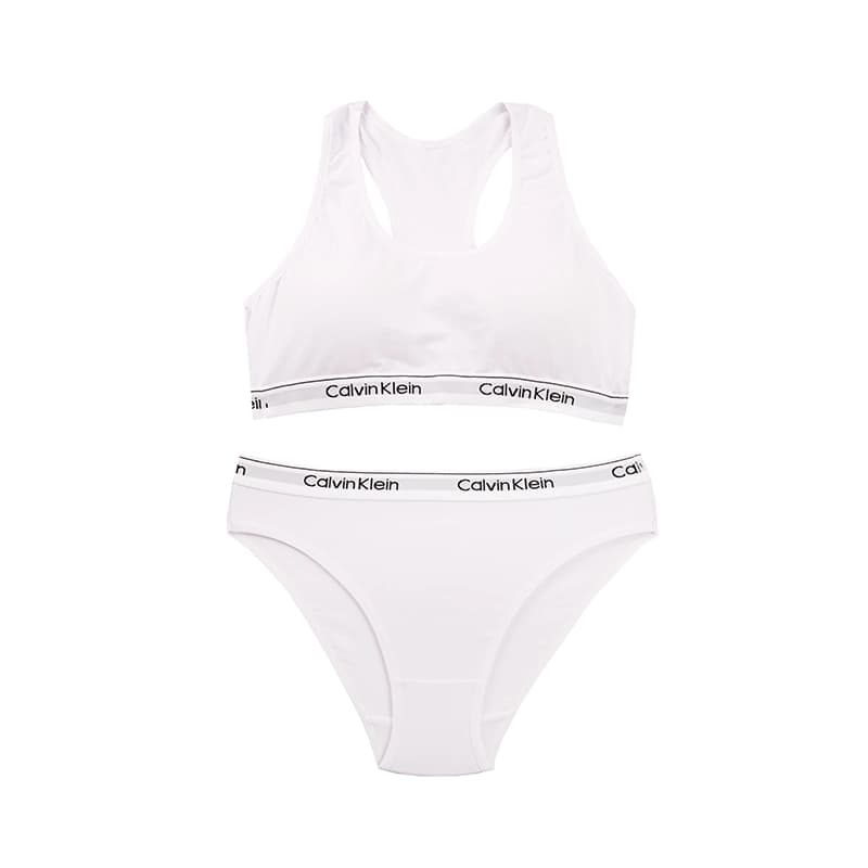 ست نیم تنه و شورت اسلیپ calvin klein برند EMA — تصویر ۵