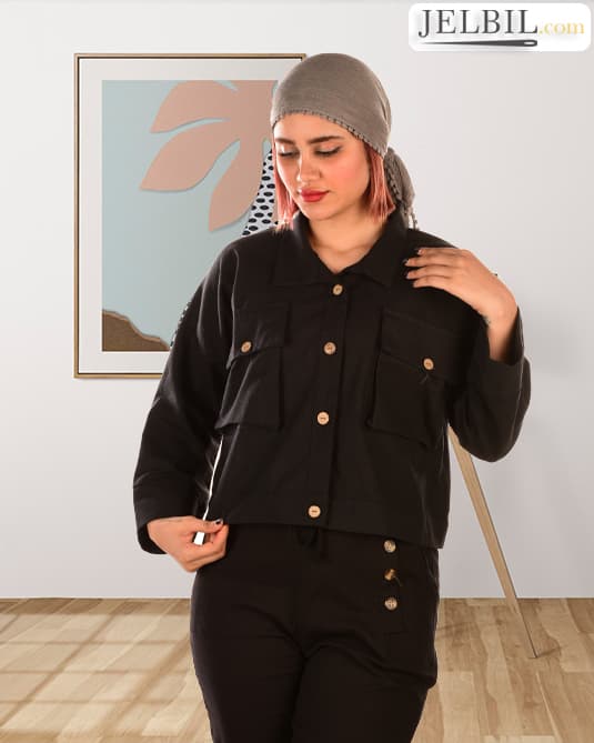 کراپ مدل نفس سایز38 تا 46 آسین کیمونو کد 1033