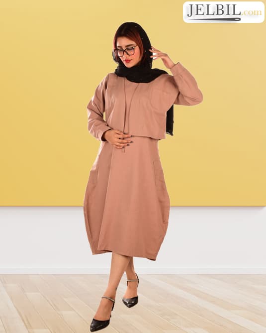 کت و سارافن زنانه مدل ایل ماه کد 1045 — تصویر ۳
