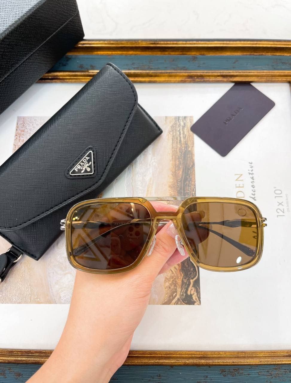 عینک آفتابی زنانه پرادا مدل PRADA Spr 57zs